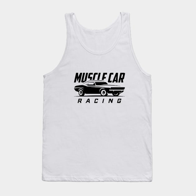 Muscle Car Racing Tank Top by Dosunets